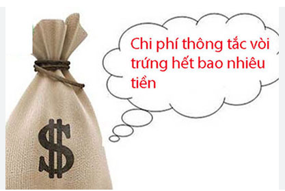 Chi phí thông tắc vòi trứng hết bao nhiêu tiền